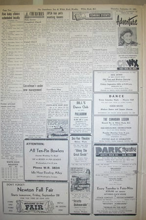 The Semiahmoo Sun and White Rock Weekly, September 27, 1951 (Page 2)