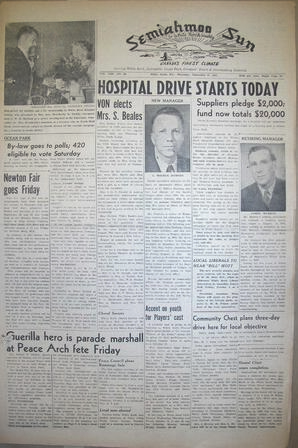 The Semiahmoo Sun and White Rock Weekly, September 27, 1951 (Page 1)