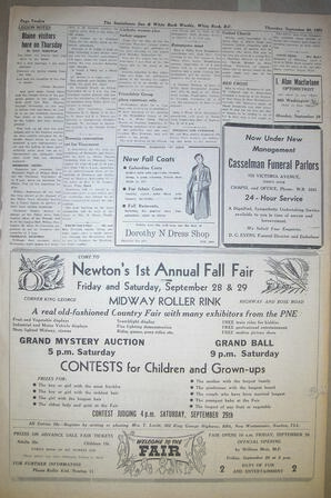 The Semiahmoo Sun and White Rock Weekly, September 20, 1951 (Page 12)