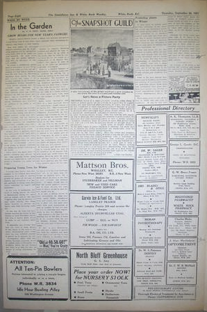 The Semiahmoo Sun and White Rock Weekly, September 20, 1951 (Page 8)