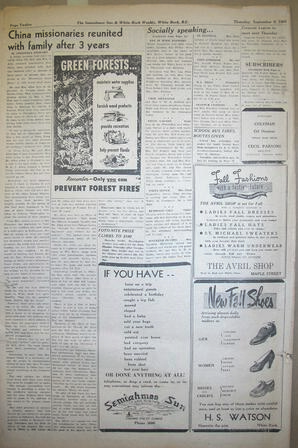 The Semiahmoo Sun and White Rock Weekly, September 06, 1951 (Page 12)