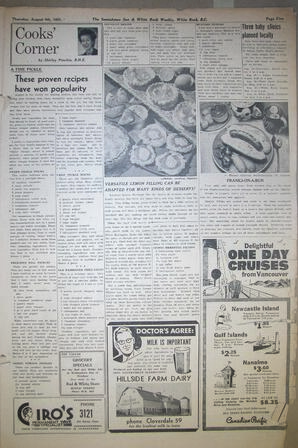 The Semiahmoo Sun and White Rock Weekly, August 09, 1951 (Page 5)
