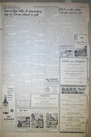 The Semiahmoo Sun and White Rock Weekly, August 02, 1951 (Page 7)