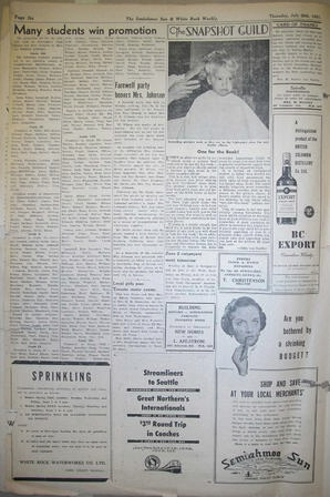 The Semiahmoo Sun and White Rock Weekly, July 26, 1951 (Page 6)