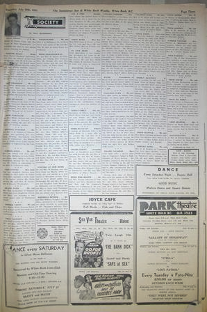 The Semiahmoo Sun and White Rock Weekly, July 19, 1951 (Page 3)