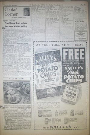 The Semiahmoo Sun and White Rock Weekly, July 05, 1951 (Page 5)