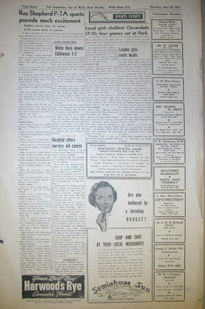The Semiahmoo Sun and White Rock Weekly, June 28, 1951 (Page 7)