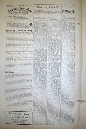 The Semiahmoo Sun and White Rock Weekly, June 28, 1951 (Page 4)