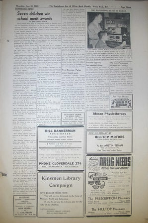 The Semiahmoo Sun and White Rock Weekly, June 28, 1951 (Page 3)