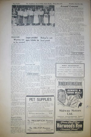 The Semiahmoo Sun and White Rock Weekly, June 21, 1951 (Page 12)