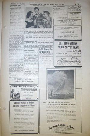 The Semiahmoo Sun and White Rock Weekly, June 07, 1951 (Page 9)