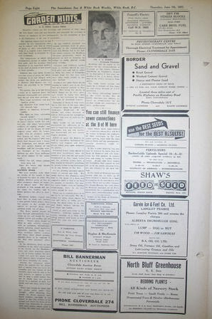 The Semiahmoo Sun and White Rock Weekly, June 07, 1951 (Page 8)