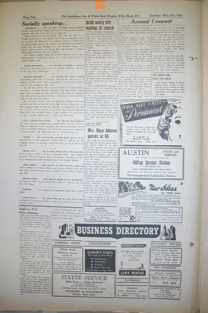 The Semiahmoo Sun and White Rock Weekly, May 31, 1951 (Page 2)