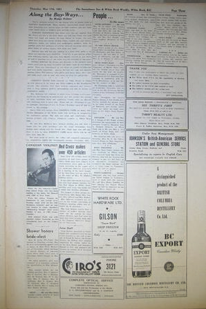 The Semiahmoo Sun and White Rock Weekly, May 17, 1951 (Page 3)