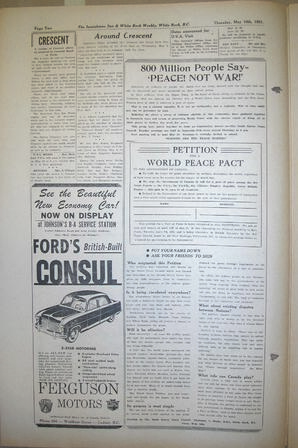 The Semiahmoo Sun and White Rock Weekly, May 10, 1951 (Page 2)