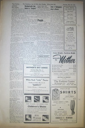 The Semiahmoo Sun and White Rock Weekly, May 03, 1951 (Page 14)