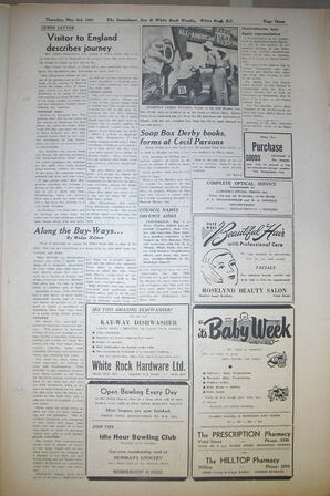 The Semiahmoo Sun and White Rock Weekly, May 03, 1951 (Page 3)