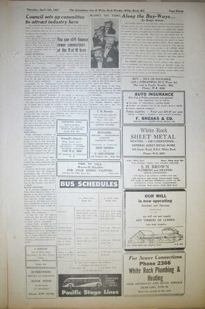 The Semiahmoo Sun and White Rock Weekly, April 12, 1951 (Page 11)