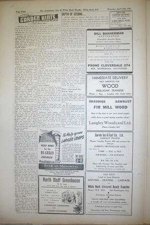 The Semiahmoo Sun and White Rock Weekly, April 12, 1951 (Page 8)