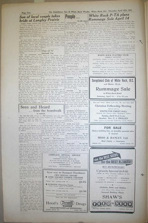 The Semiahmoo Sun and White Rock Weekly, April 12, 1951 (Page 2)