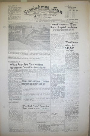 The Semiahmoo Sun and White Rock Weekly, April 12, 1951 (Page 1)