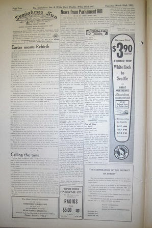 The Semiahmoo Sun and White Rock Weekly, March 22, 1951 (Page 4)