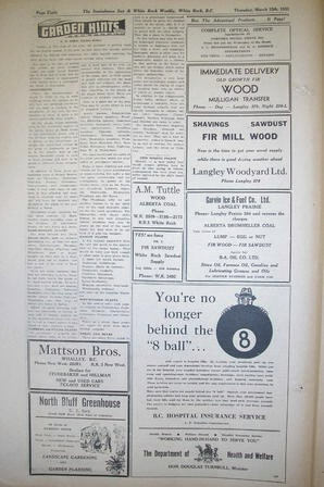 The Semiahmoo Sun and White Rock Weekly, March 15, 1951 (Page 8)