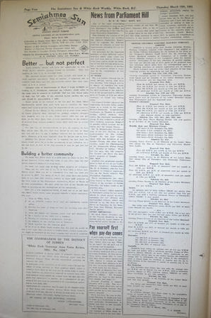 The Semiahmoo Sun and White Rock Weekly, March 15, 1951 (Page 4)