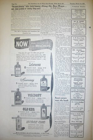 The Semiahmoo Sun and White Rock Weekly, March 01, 1951 (Page 10)