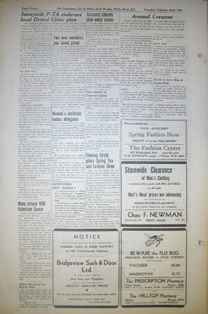 The Semiahmoo Sun and White Rock Weekly, February 22, 1951 (Page 12)