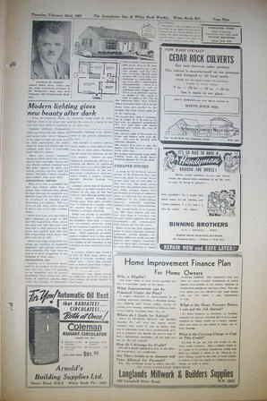 The Semiahmoo Sun and White Rock Weekly, February 22, 1951 (Page 9)
