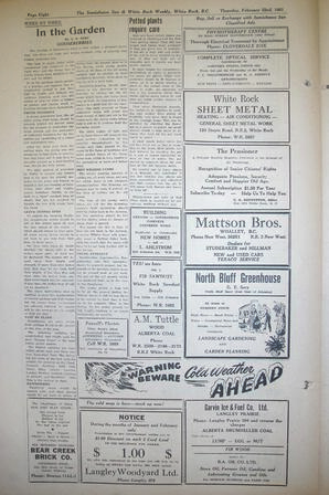 The Semiahmoo Sun and White Rock Weekly, February 22, 1951 (Page 8)