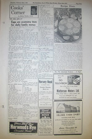 The Semiahmoo Sun and White Rock Weekly, February 22, 1951 (Page 5)