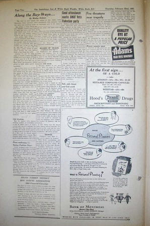 The Semiahmoo Sun and White Rock Weekly, February 22, 1951 (Page 2)