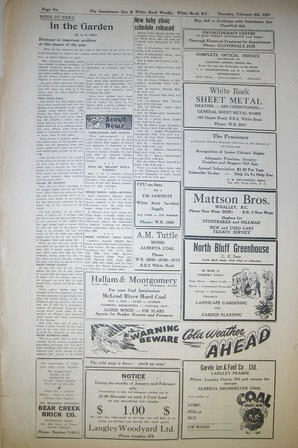 The Semiahmoo Sun and White Rock Weekly, February 08, 1951 (Page 6)