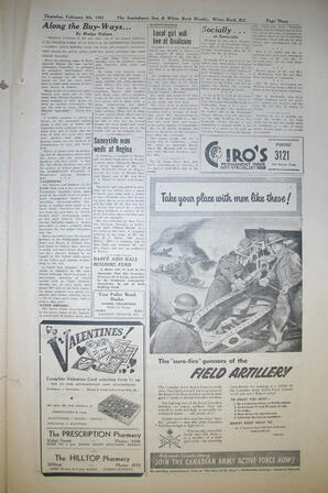 The Semiahmoo Sun and White Rock Weekly, February 08, 1951 (Page 3)