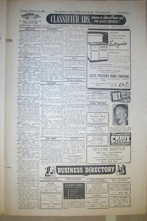 The Semiahmoo Sun and White Rock Weekly, February 01, 1951 (Page 11)