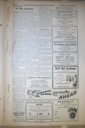 The Semiahmoo Sun and White Rock Weekly, January 18, 1951 (Page 6)