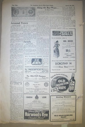 The Semiahmoo Sun and White Rock Weekly, January 04, 1951 (Page 8)