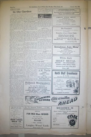 The Semiahmoo Sun and White Rock Weekly, January 04, 1951 (Page 6)