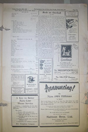 The Semiahmoo Sun and White Rock Weekly, December 29, 1950 (Page 5)