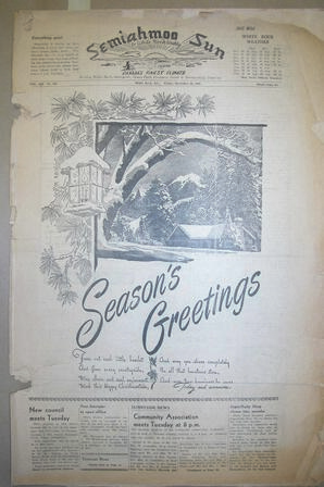 The Semiahmoo Sun and White Rock Weekly, December 29, 1950 (Page 1)