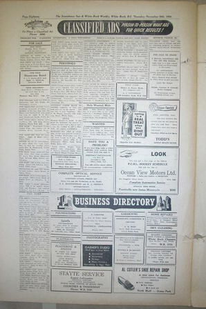 The Semiahmoo Sun and White Rock Weekly, November 30, 1950 (Page 18)