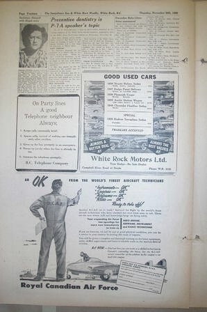 The Semiahmoo Sun and White Rock Weekly, November 30, 1950 (Page 14)