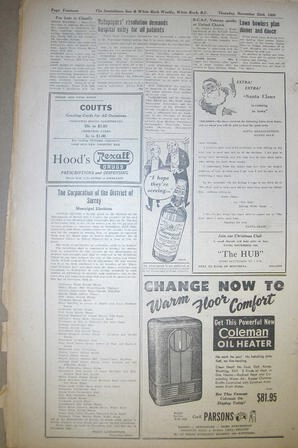 The Semiahmoo Sun and White Rock Weekly, November 23, 1950 (Page 14)