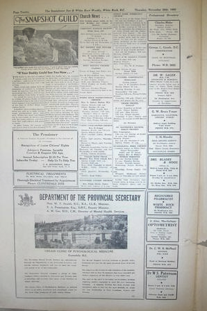 The Semiahmoo Sun and White Rock Weekly, November 23, 1950 (Page 12)