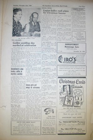 The Semiahmoo Sun and White Rock Weekly, November 23, 1950 (Page 3)