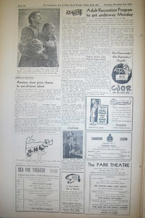 The Semiahmoo Sun and White Rock Weekly, November 02, 1950 (Page 6)