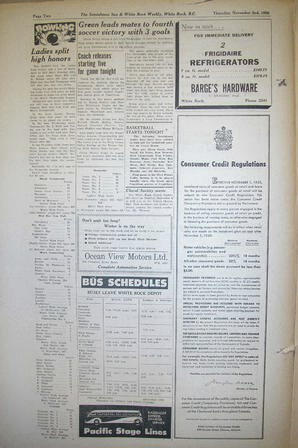 The Semiahmoo Sun and White Rock Weekly, November 02, 1950 (Page 2)
