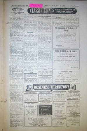 The Semiahmoo Sun and White Rock Weekly, October 19, 1950 (Page 13)